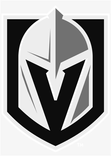 vegas golden knights logo black and white